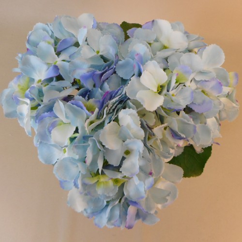 Centerpiece Arrangement | Blue Artificial Hydrangeas in Blue Crackle Glass Bowl - HYD012 Centerpiece Arrangement | Blue Artificial Hydrangeas in Blue Crackle Glass Bowl - HYD012