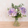 Centerpiece Arrangement | Mauve Artificial Hydrangeas & Eucalyptus - HYD022 Centerpiece Arrangement | Mauve Artificial Hydrangeas & Eucalyptus - HYD022