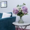 Centerpiece Arrangement | Mauve Artificial Hydrangeas & Eucalyptus - HYD022 Centerpiece Arrangement | Mauve Artificial Hydrangeas & Eucalyptus - HYD022