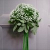 Artificial Allium Bundle White Green 22cm - A036 BB3