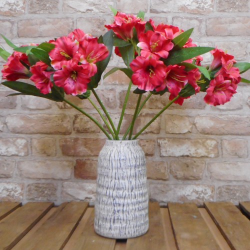 Artificial Alstroemeria Stem Hot Pink 48cm - A052 