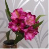 Artificial Alstroemeria Stem Magenta Pink 48cm - A056 B4