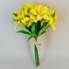 Silk Alstroemeria Bundle Yellow 35cm - A013 B3