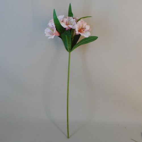 Artificial Alstroemeria Stem Blush Pink 48cm - A051 A4