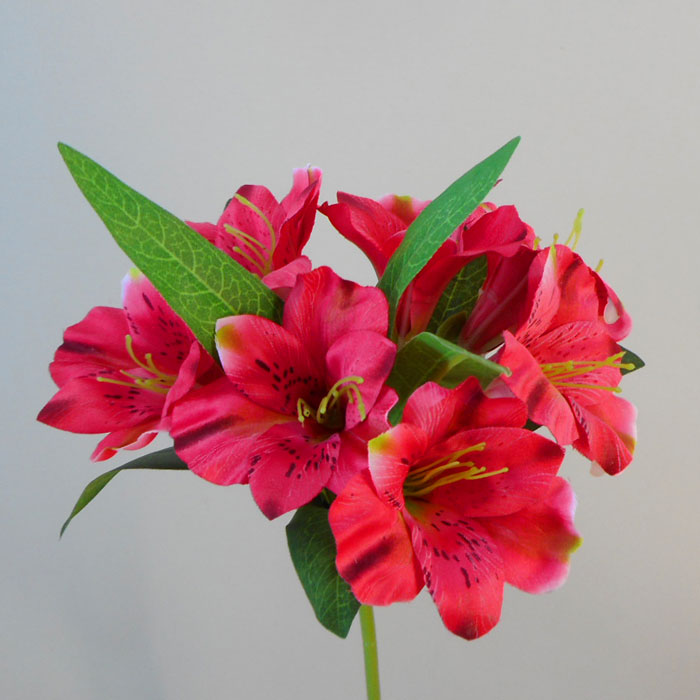 Artificial Alstroemeria Stem Hot Pink 48cm | Artificial Flowers