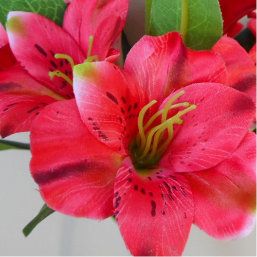 Artificial Alstroemeria Stem Hot Pink 48cm - A052 