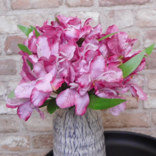 Silk Alstroemeria Bundle Pink 35cm - A058 B4