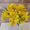 Silk Alstroemeria Bundle Yellow 35cm - A013 B3