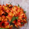 Artificial Alstroemeria Stem Orange 48cm - A050 B2