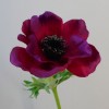 Artificial Anemones Magenta Pink 52cm - A033 A2