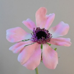 Large Artificial Anemones Pink 49cm - A025 B2