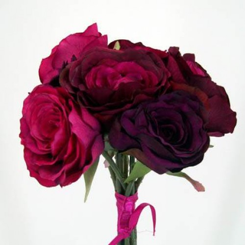 Antique Roses Bouquet Wine 40cm - R028 Q2