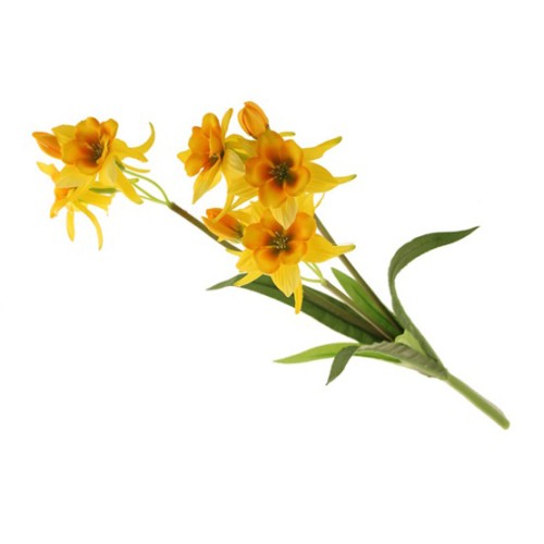 Artificial Aquilegia Yellow 52cm - C055 EE3