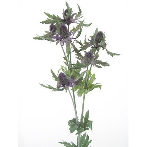 Artificial Eryngium Thistles Sea Holly Lavender Blue 80cm - E002 E2