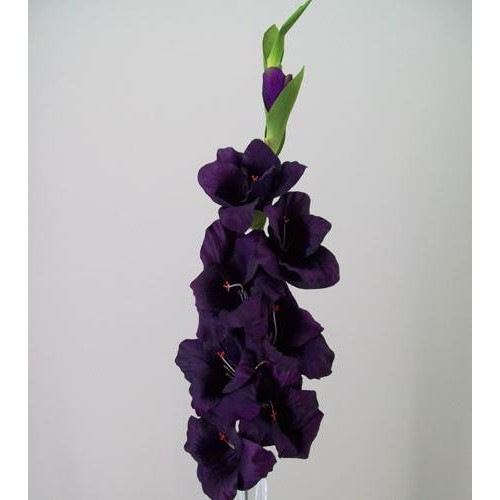 Artificial Gladiola Damson 94cm - G034 Artificial Gladiola Damson 94cm - G034