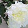 Bunch of Artificial Peony Flowers Cream 57cm - P104 