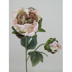 Vintage Peony Flowers Pink 52cm - P088 K2