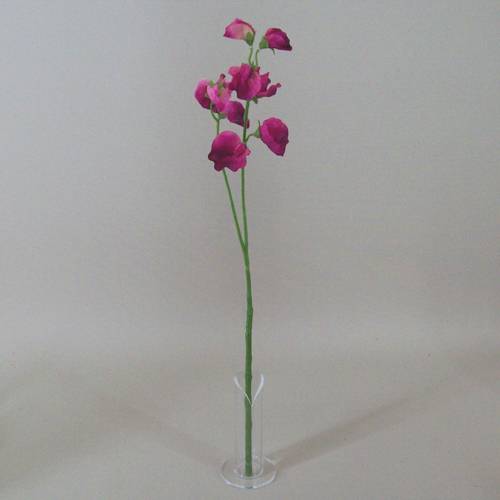 Artificial Sweet Peas Stem Hot Pink 49cm - S066 S2