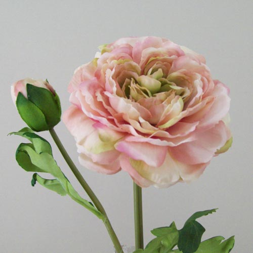 Artificial Ranunculus Vintage Peach 42cm - R132 O3