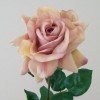 Artificial Tea Rose Vintage Apricot 70cm - R279 LL1