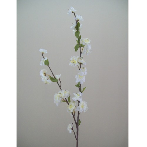 Artificial Cherry Blossom Branch Cream 89cm - B020A B3