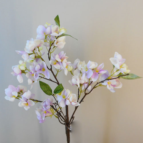 Artificial Cherry Blossom Branch Lavender Purple Flowers 77cm - B061 B2