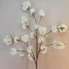 Artificial Peach Blossom Branch Cream 130cm - B009 A1 Artificial Peach Blossom Branch Cream 130cm - B009 A1
