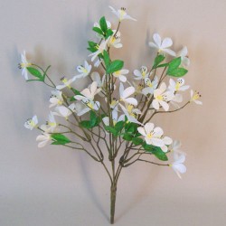 Artificial Plum Blossom Cream 31cm - P169 T2