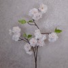 Artificial Cherry Blossom Branch White 75cm - B034 B2