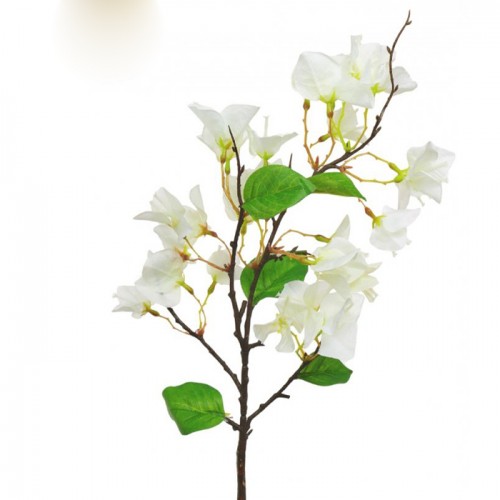 Artificial Bougainvillea Ivory 65cm - B077 B2