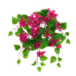 Eco Artificial Trailing Bougainvillea Plant Hot Pink with UV Protection 50cm - B064 COMING SOON