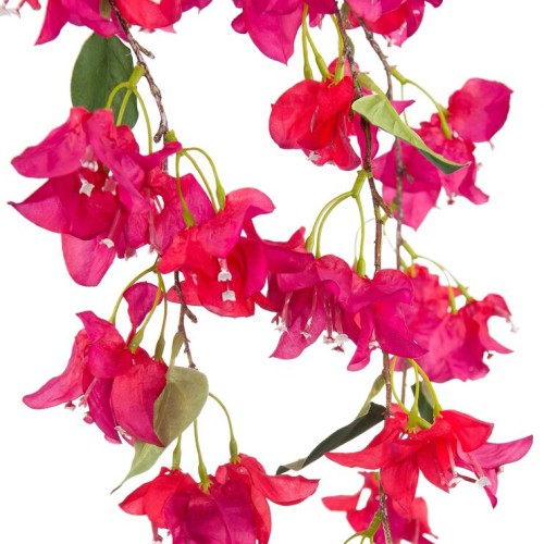 Artificial Bougainvillea Hot Pink Trailing 117cm - B026 