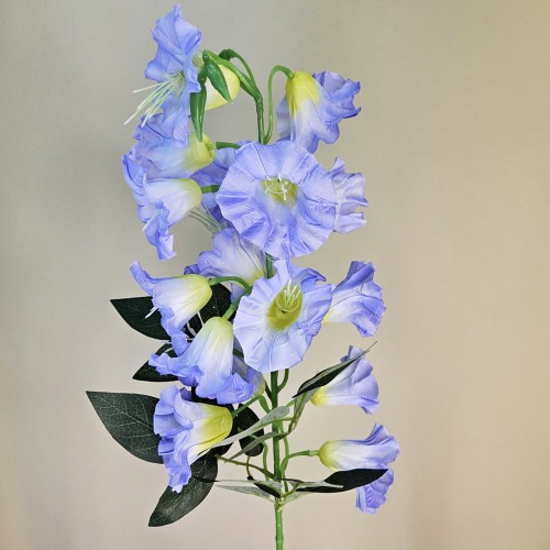 Artificial Campanula Bell Flowers Blue 87cm - C070 BB1