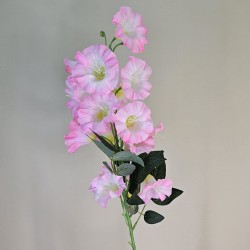 Artificial Campanula Bell Flowers Pink 87cm - C029
