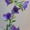 Artificial Campanula Bell Flowers Purple 88cm - C102 G3