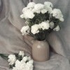 Fleur Artificial Carnations Bunch White 45cm - C246 Fleur Artificial Carnations Bunch White 45cm - C246