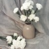 Fleur Artificial Carnations Bunch White 45cm - C246 Fleur Artificial Carnations Bunch White 45cm - C246