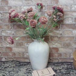 Artificial Spray Chrysanthemum Mauve Pink 68cm - C271 