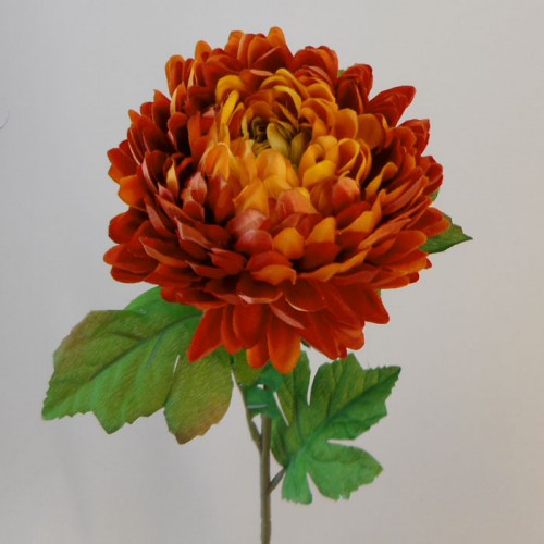 Artificial Chrysanthemums Orange 57cm - C177 D3 Artificial Chrysanthemums Orange 57cm - C177 D3
