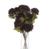Artificial Kiku Flowers Chocolate Brown 45cm - C079 G1 Artificial Kiku Flowers Chocolate Brown 45cm - C079 G1