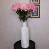 Artificial Pompom Chrysanthemum Dusky Pink 80cm - C191 A3 Artificial Pompom Chrysanthemum Dusky Pink 80cm - C191 A3