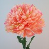Artificial Pompom Chrysanthemum Peach 80cm - C239 AA4 Artificial Pompom Chrysanthemum Peach 80cm - C239 AA4