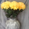 Pompom Chrysanthemum Carnival Yellow 80cm - C138 D4