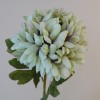 Pompom Chrysanthemum Green and Purple 65cm - C085 E1