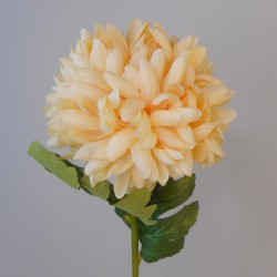 Artificial Pompom Chrysanthemum Mango 65cm - C010 EE4