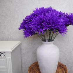 Artificial Spider Chrysanthemums Carnival Purple 64cm - S073 KK3