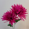 Artificial Spider Chrysanthemums Carnival Hot Pink 64cm - S072 