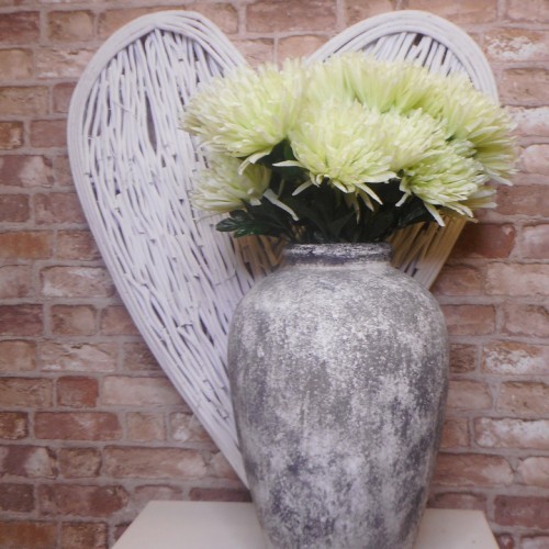 Artificial Spider Chrysanthemums Avocado Green 64cm - S135 S3 Artificial Spider Chrysanthemums Avocado Green 64cm - S135 S3