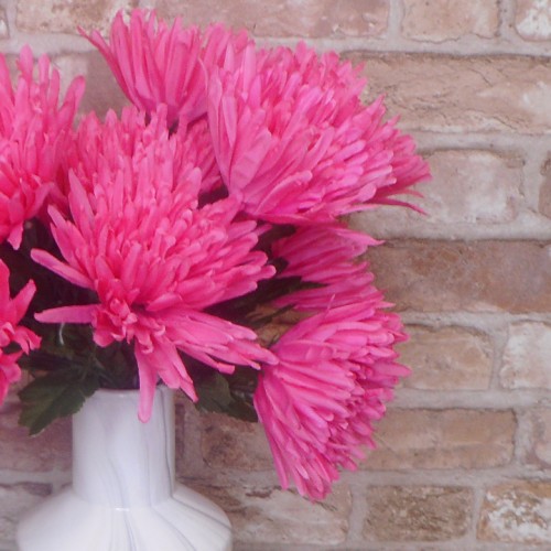 Artificial Spider Chrysanthemums Pink 64cm - S136 S3