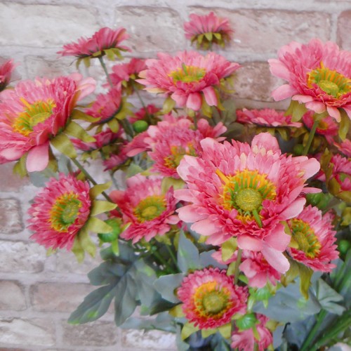 Artificial Spray Chrysanthemums Dusky Pink 69cm - G002 D2 Artificial Spray Chrysanthemums Dusky Pink 69cm - G002 D2